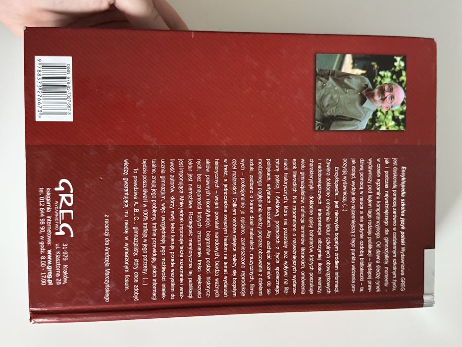 Encyklopedia szkolna język polski lektury