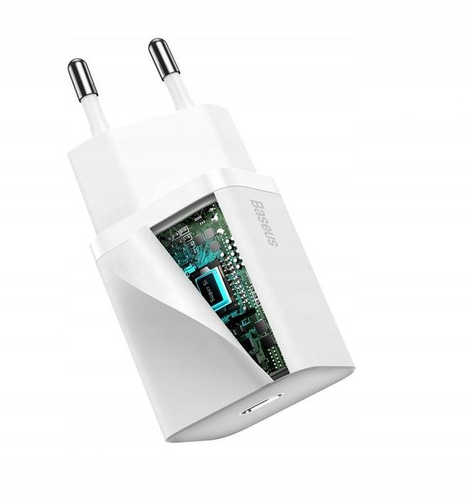 Baseus Ładowarka Do Iphone 12 11 Usb-C 20W + Kabel