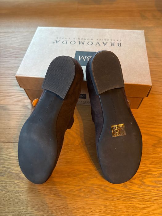 Baleriny Bracomoda w stylu barefoot