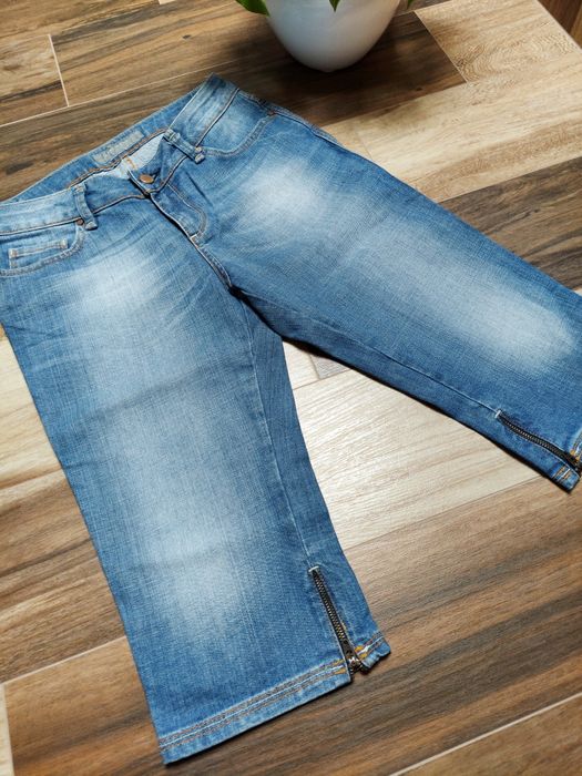Nowe Szorty jeansowe bikery krótkie spodenki jeansowe Zara r.38