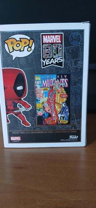 Funko Pop! Marvel – Deadpool 546 (First Appearance – 80 Years) [RARO]