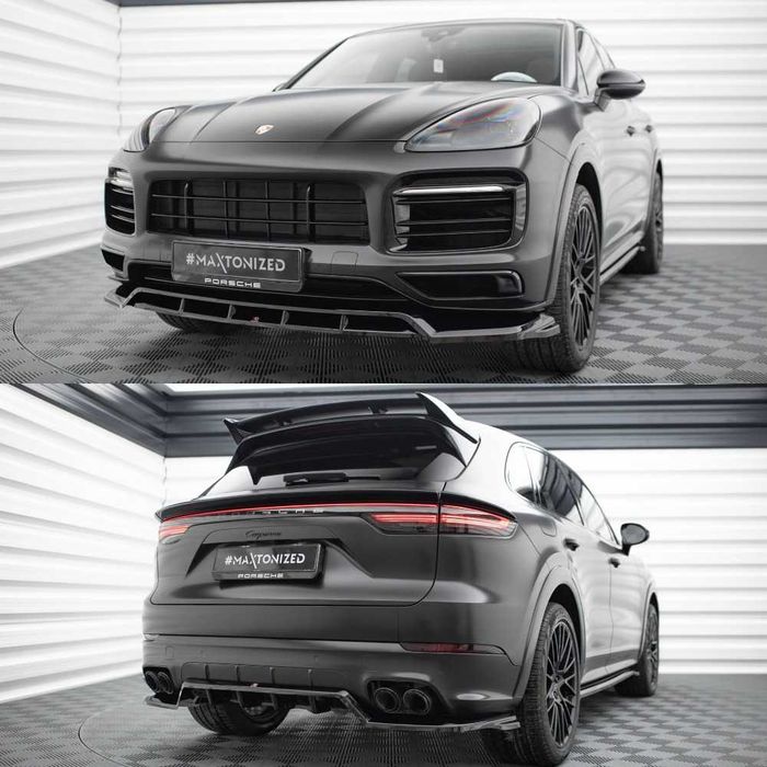 Тюнинг Porsche Cayenne 3 Sport Design обвес губа сплиттер диффузор