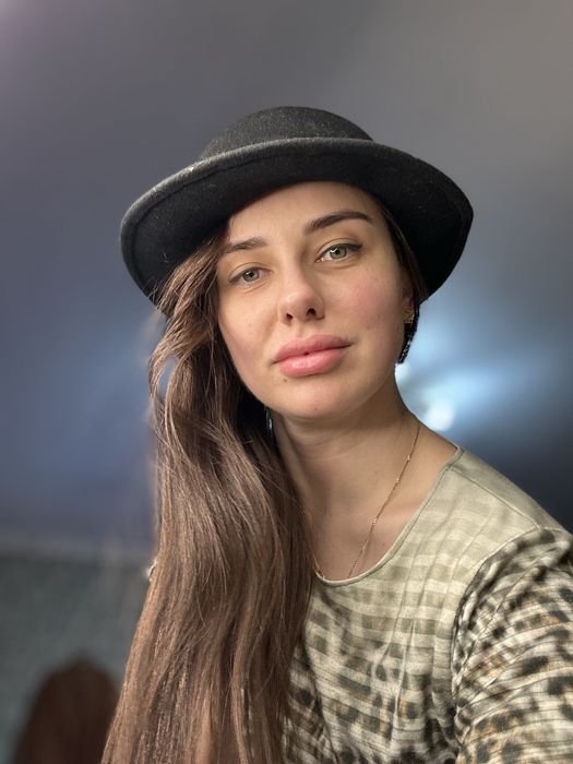 Фетрова шапка шляпа 56-58 розмір