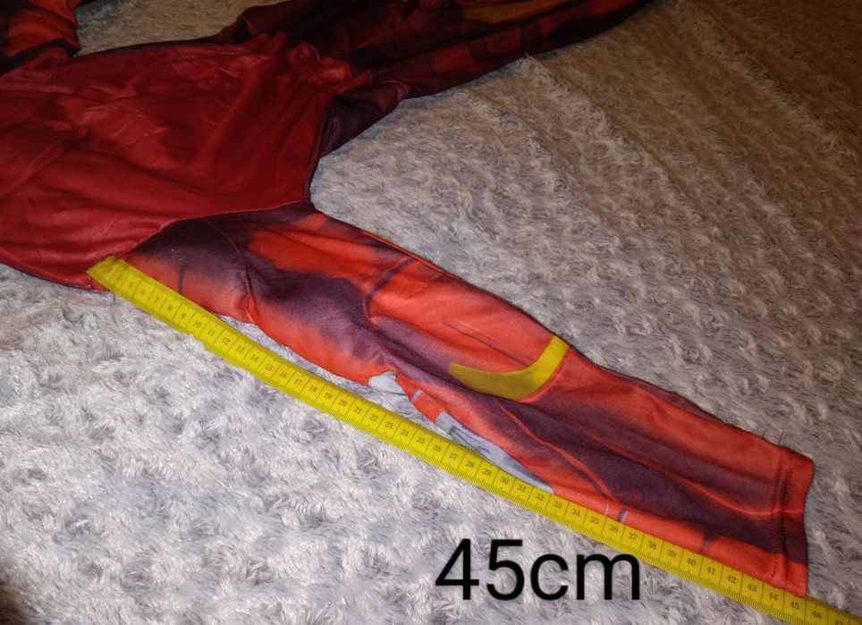 Strój przebranie IRON MAN ze świecącą maską