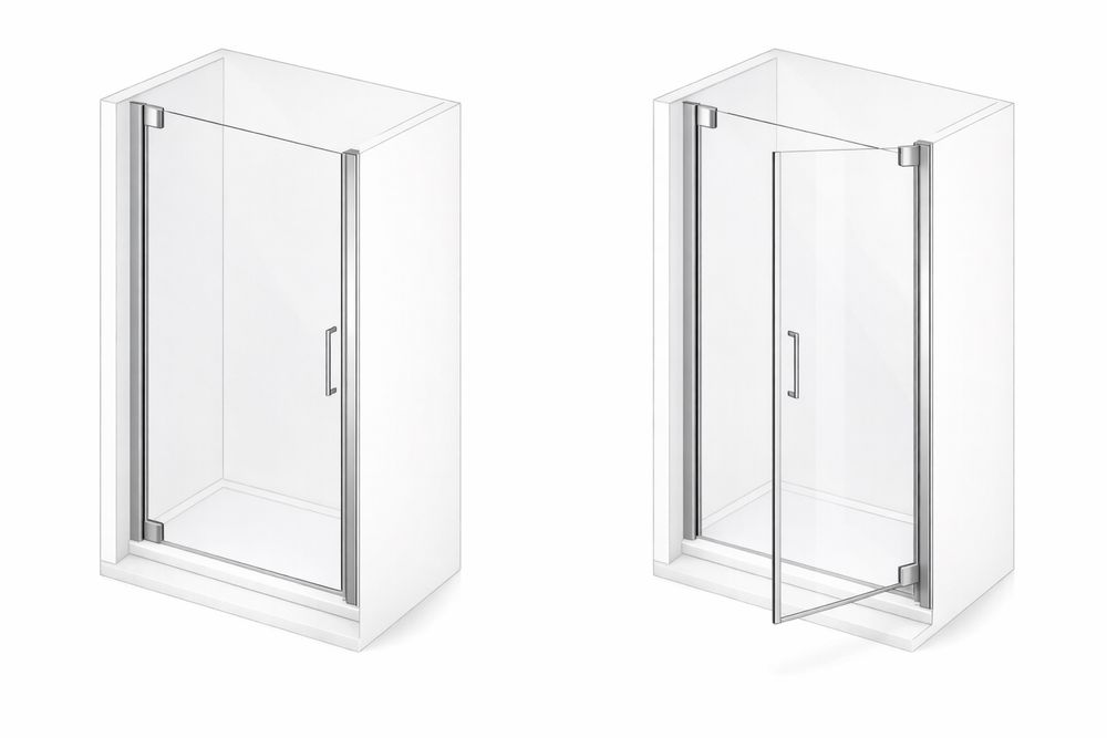 Drzwi prysznicowe INDA Trendy Design 104 108x195 prawe