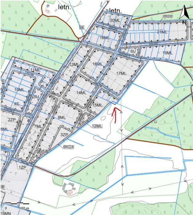 Działka letniskowa 1014 m² - Kamiennik - 1km od jeziora - Widok 2