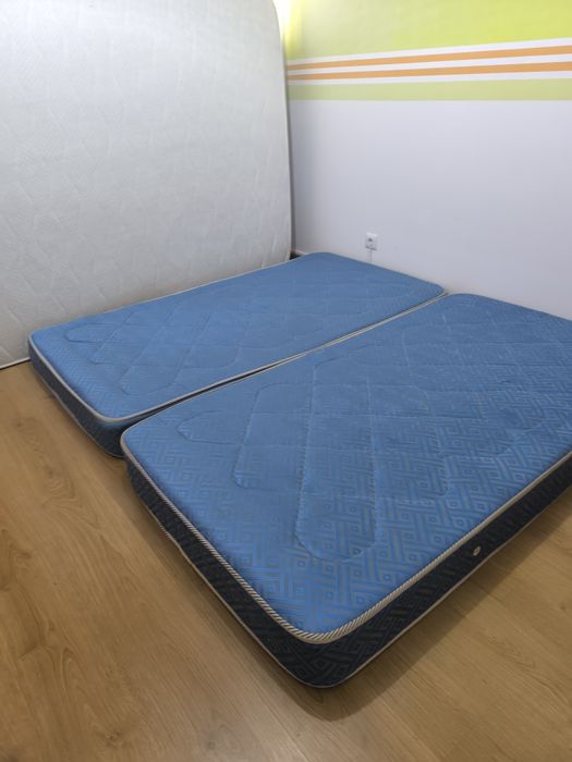 Cama  de solteiro e camiseiro