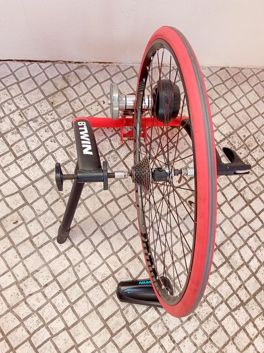Rolo de treino B-twin Ride 500+ Roda com cassete+acessórios