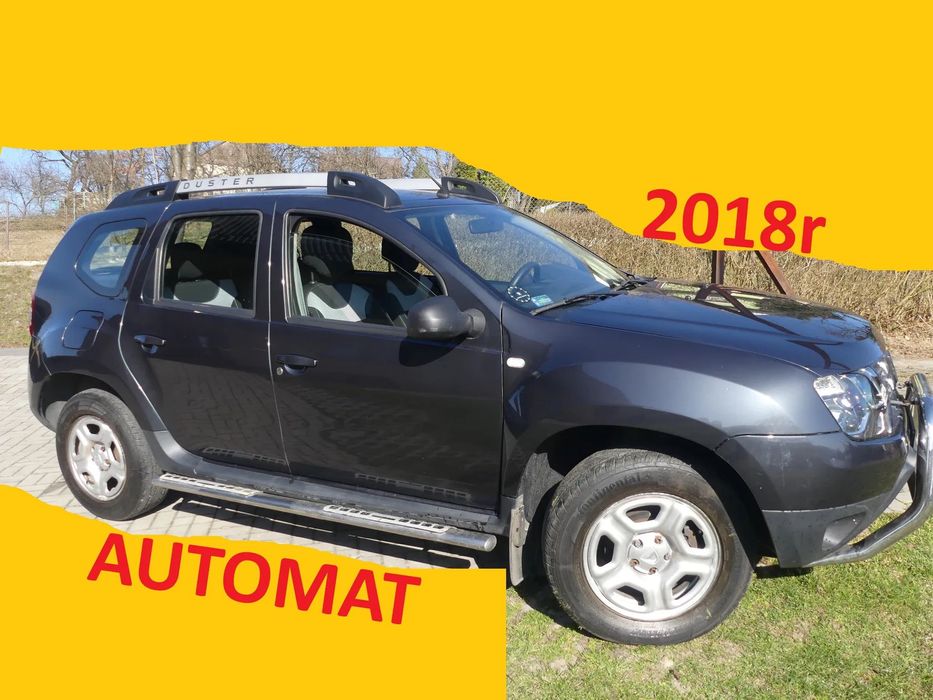 Dacia Duster AUTOMAT 1,5 dci 120 tys km 2018r Tablet