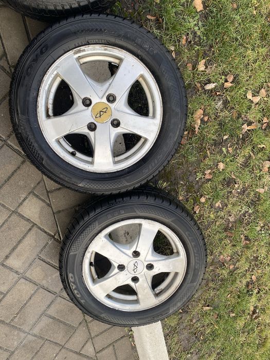 Диски 4. 114.3/ R-15. Chery Geely . Резина 195/60/ R-15. Зимняя резина