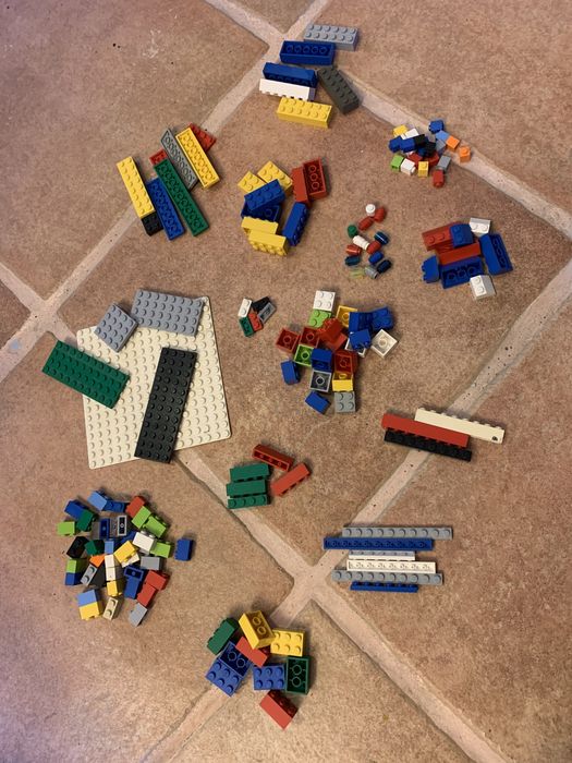 Peças de lego variadas