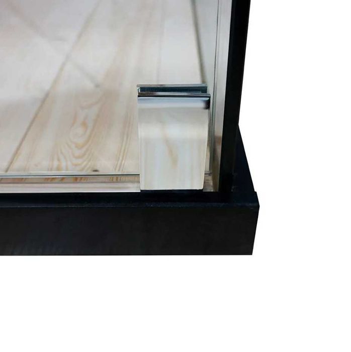 Sauna fińska sucha szklana zewnętrzna do6 osób + piec HARVIA sterownik