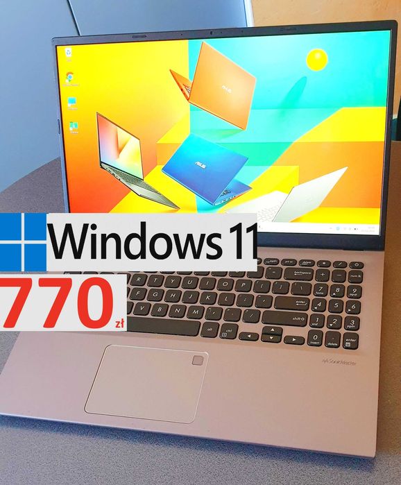 Windows 11 Mocny laptop hp15" szybki SSD intel i5 pc do internet fajny