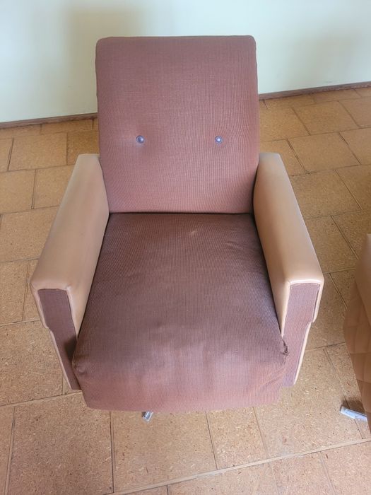 Fotele obrotowe PRL 4 szt