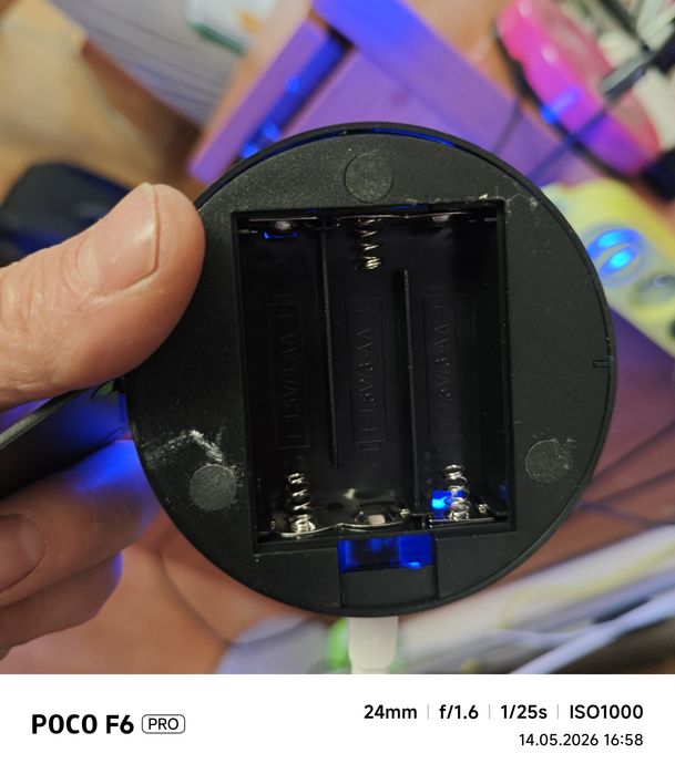 Lampka nocna 3D LED Flaming – 16 kolorów, Pilot | Stan BDB