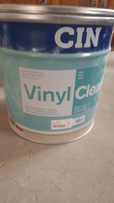 Lata de tinta Vynil clean nata