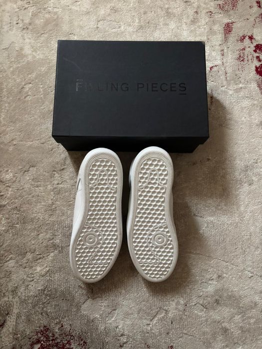 Sapatilha - Filling Pieces Slip - On White Leather Sneakers