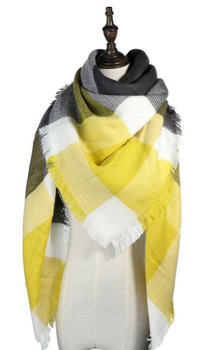 Cachecol / Lenço quente e macio - ótimo estado