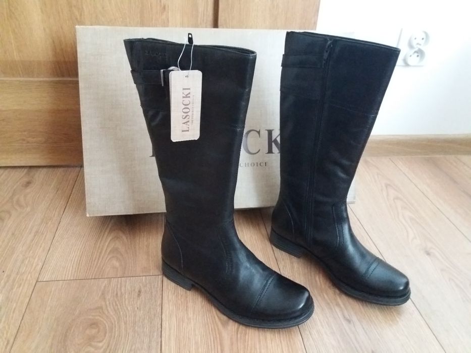 Kozaki damskie Lasocki 36  nowe