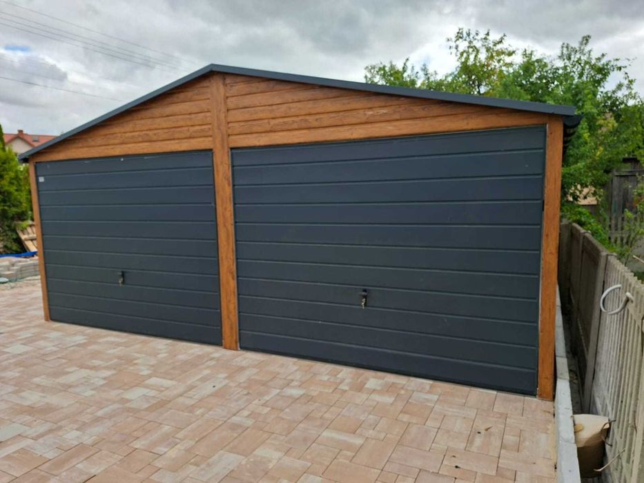 Garaż blaszany 6m x 5m Premium Garaże blaszane 6x5 6x6 8x5 8x6 9x5 9x6 PRODUCENT