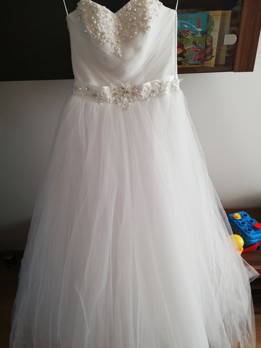 Suknia ślubna princess księżniczka r. 36
