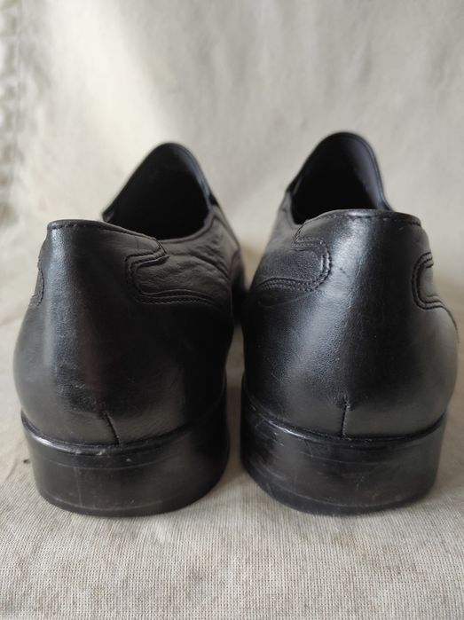 Czarne męskie buty wizytowe Prima Moda skóra naturalna nr 42