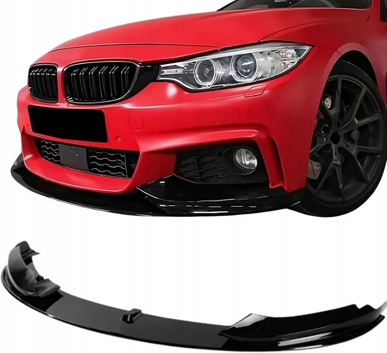Dokładka Spliter BMW 4 F32 F33 F36 M Performance Czarny Połysk Black