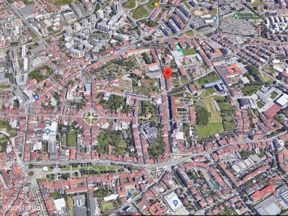 Apartamento T3 novo com lugar de garagem no centro de Braga, na Rua...