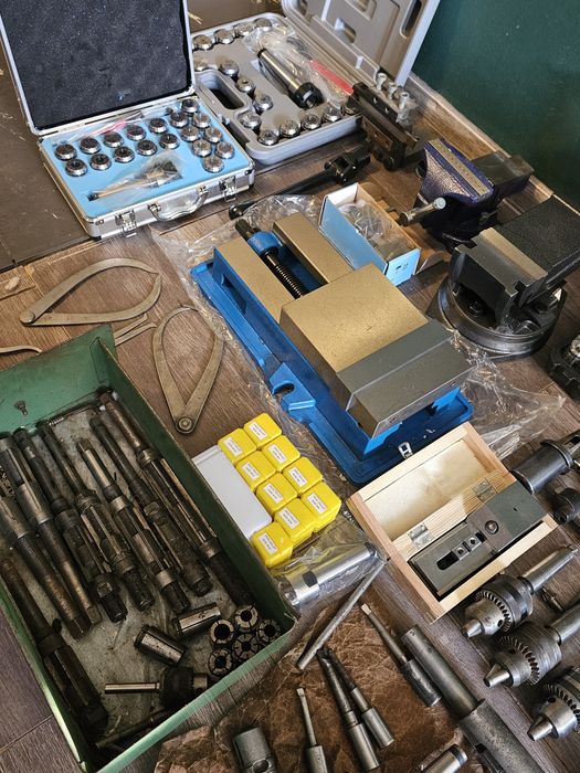 Narzędzia Tokarka Frezarka Wiertarka Zestaw Narzędzi imadło wytaczadło