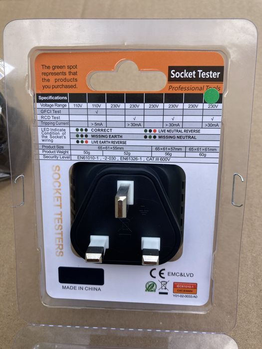 Tester gniazdek PeakMeter PM6860ER