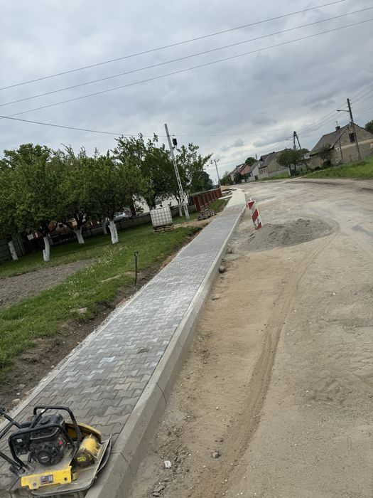 Usługi brukarskie, układanie kostki