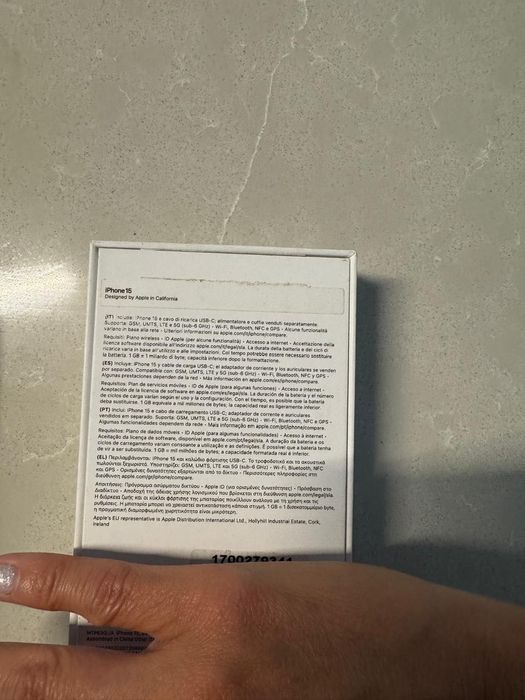 iPhone 15 Black em ótimo estado | Único Dono