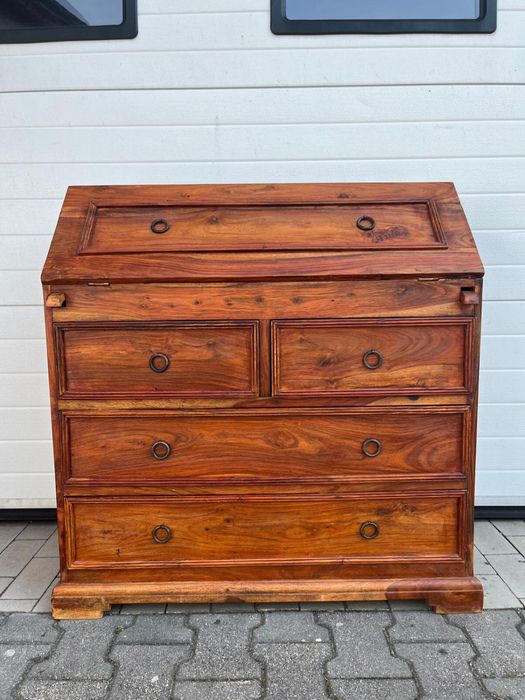 Skeretarzyk/biurko z palisanda indyskiego - meble kolonialne