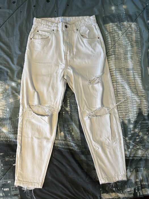 Calças Brancas Loose