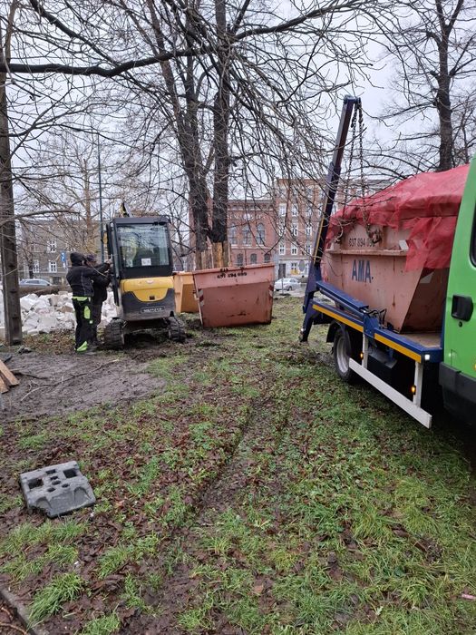 Wynajem kontenerów ,wywóz gruzu odpadów  , Strzegom