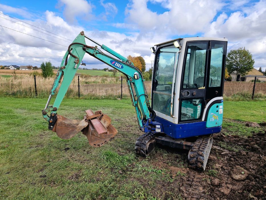 Minikoparka IHI NXT18 Yanmar 3 cylindry dużo osprzetu