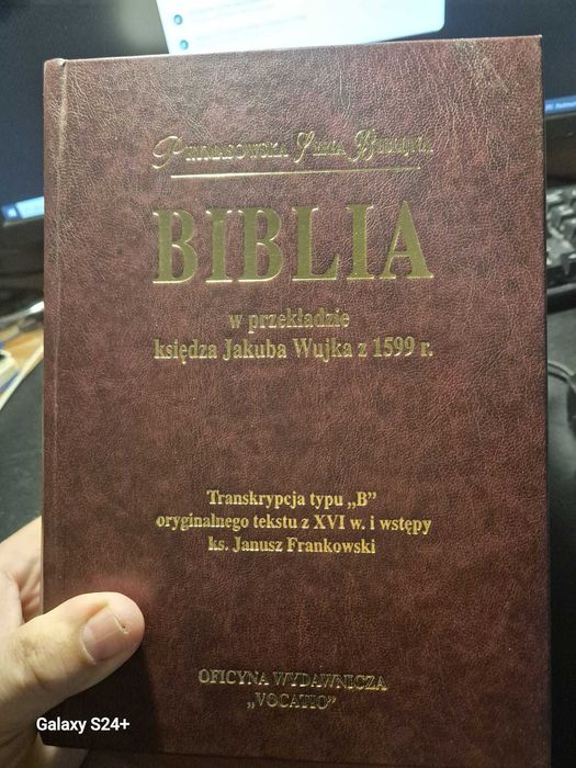 Biblia Wujka 1599, Prymasowska Seria Biblijna Vocatio Praktycznie nowa