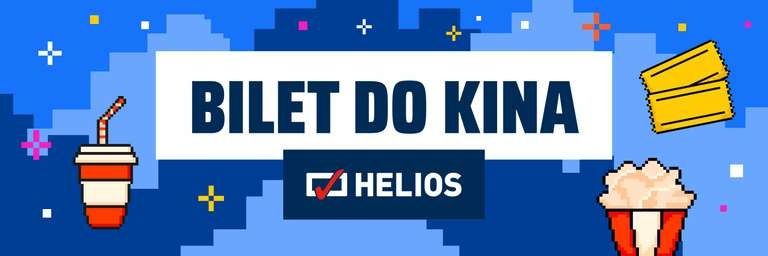 Voucher kod na bilet 2D kino Helios cała Polska cały tydzień