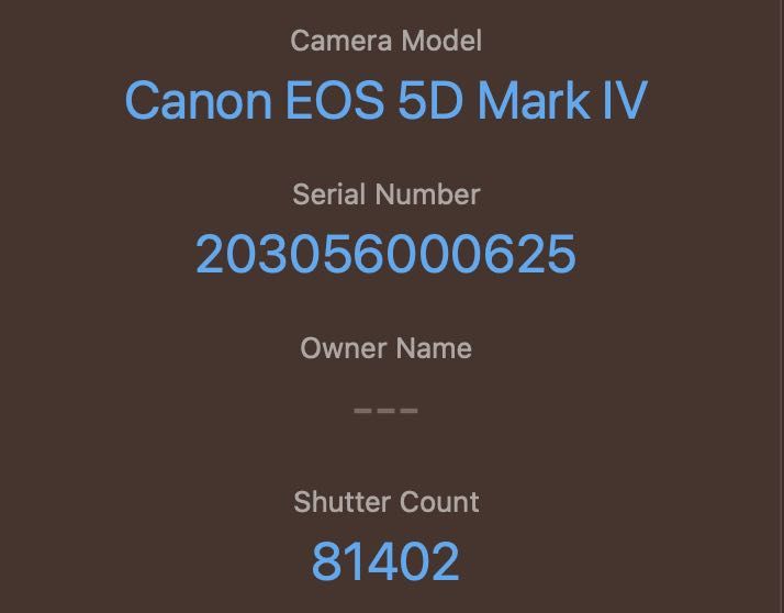 Canon Eos 5D MKIV