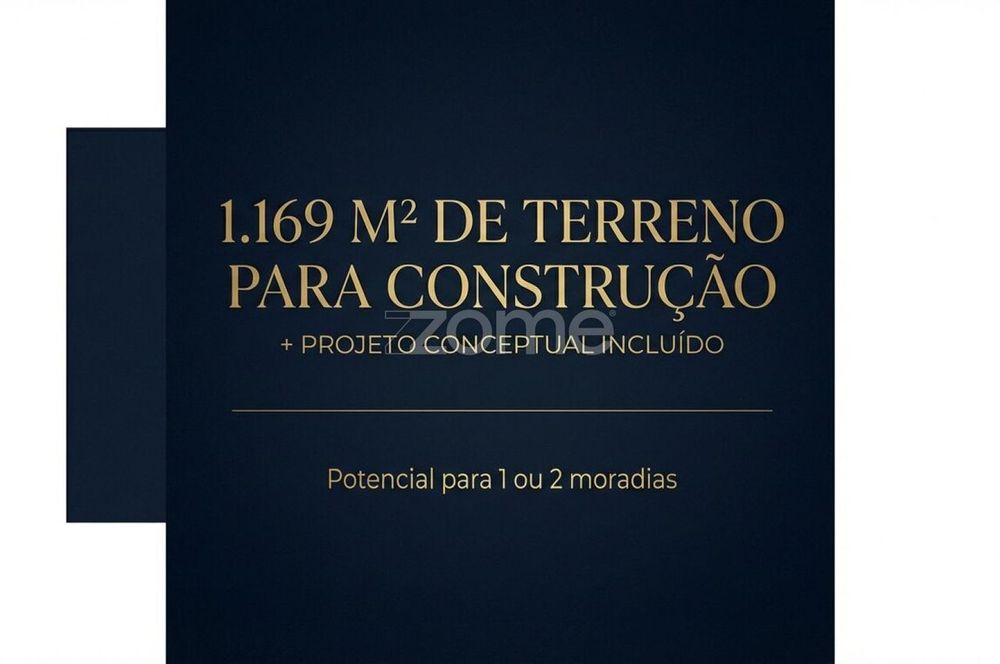 Terreno Urbanizável 1.169 m² + Estudo Prévio | Moradia T3 | Sátão