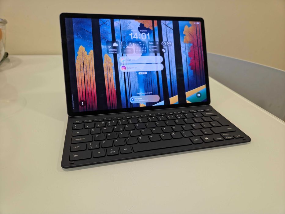 Tablet Samsung S10 Plus + Capa e Caneta