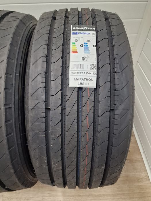 355/50R22.5 (2690netto)  GOODYEAR opona NOWA przód prowadząca mega