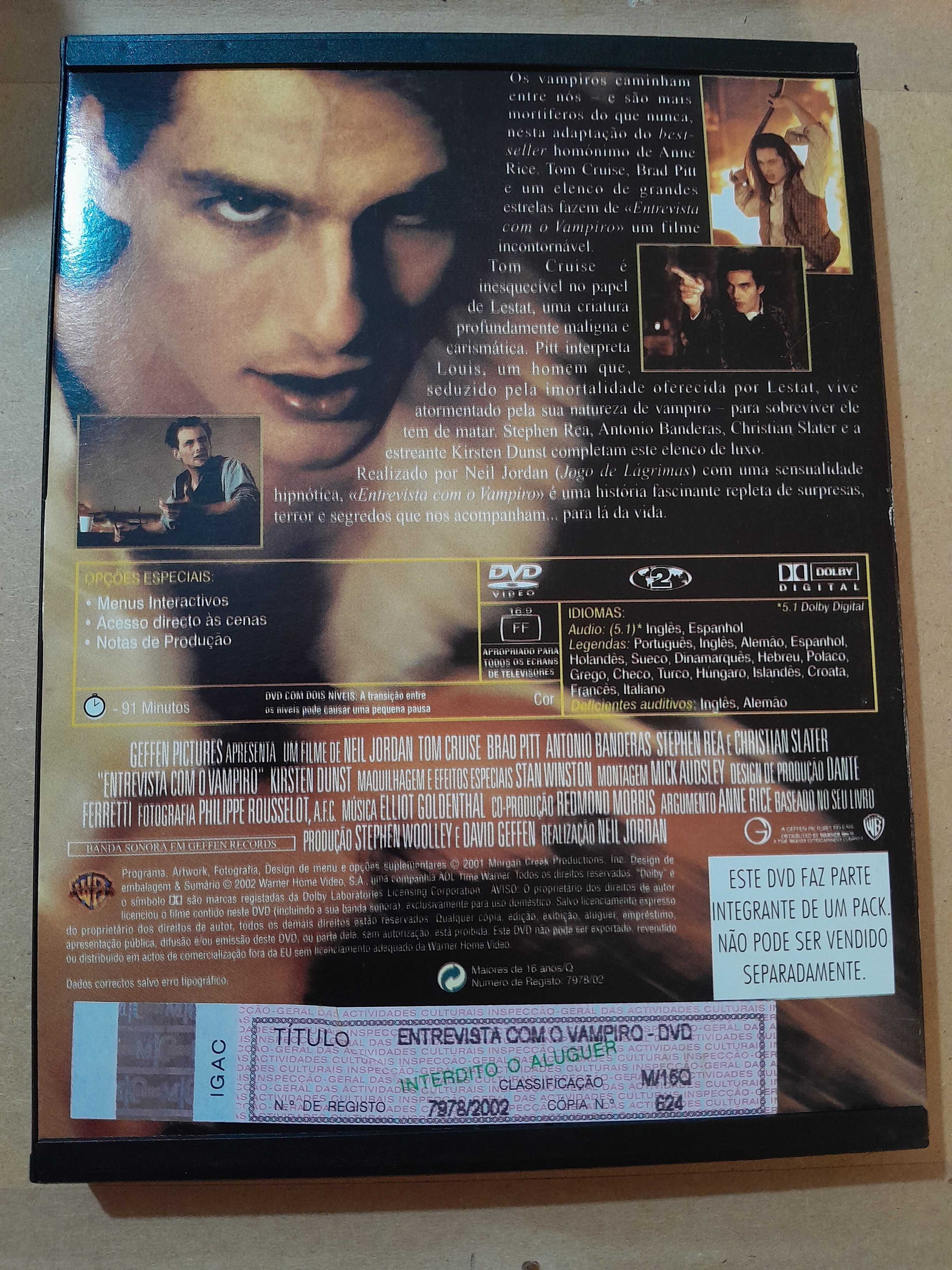 Filme com Brad Pitt e Tom Cruise, Entrevista com o Vampiro vai