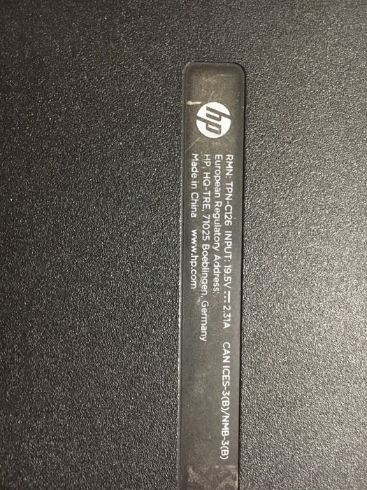 Ноутбук по запчастинах HP255 G5 TPN-C126