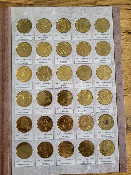 Monety 2zł 5zł komplet kolekcjonerskie GN Gold Nordic