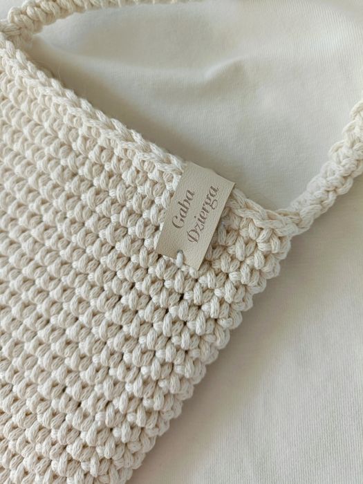 Torebka na telefon szydełko handmade