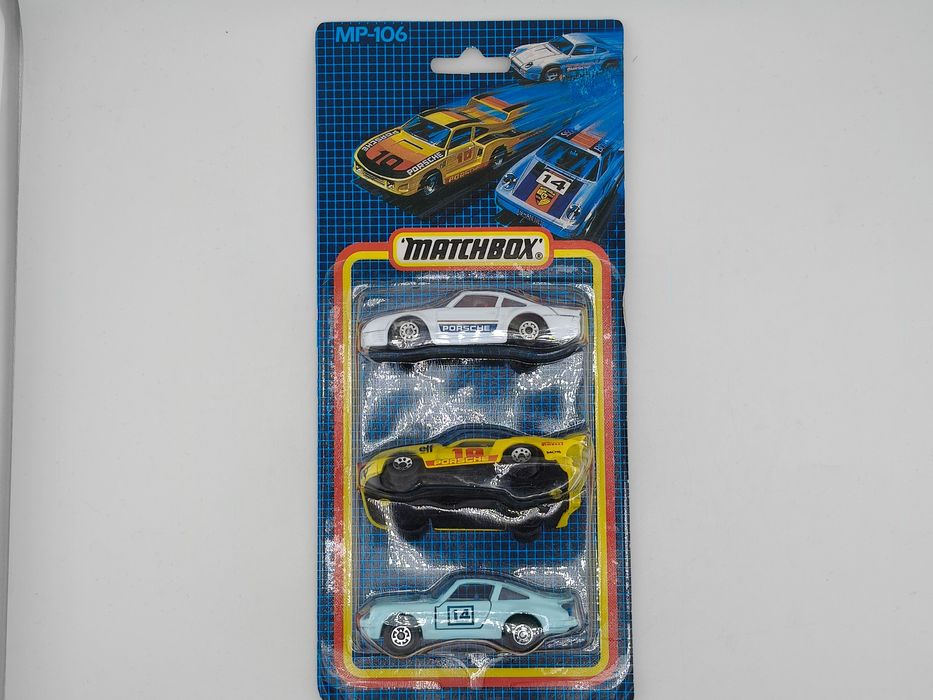 MP106 Matchbox Porsche 959 Racing 935 911 Turbo Boxed 3 Pack Multipack