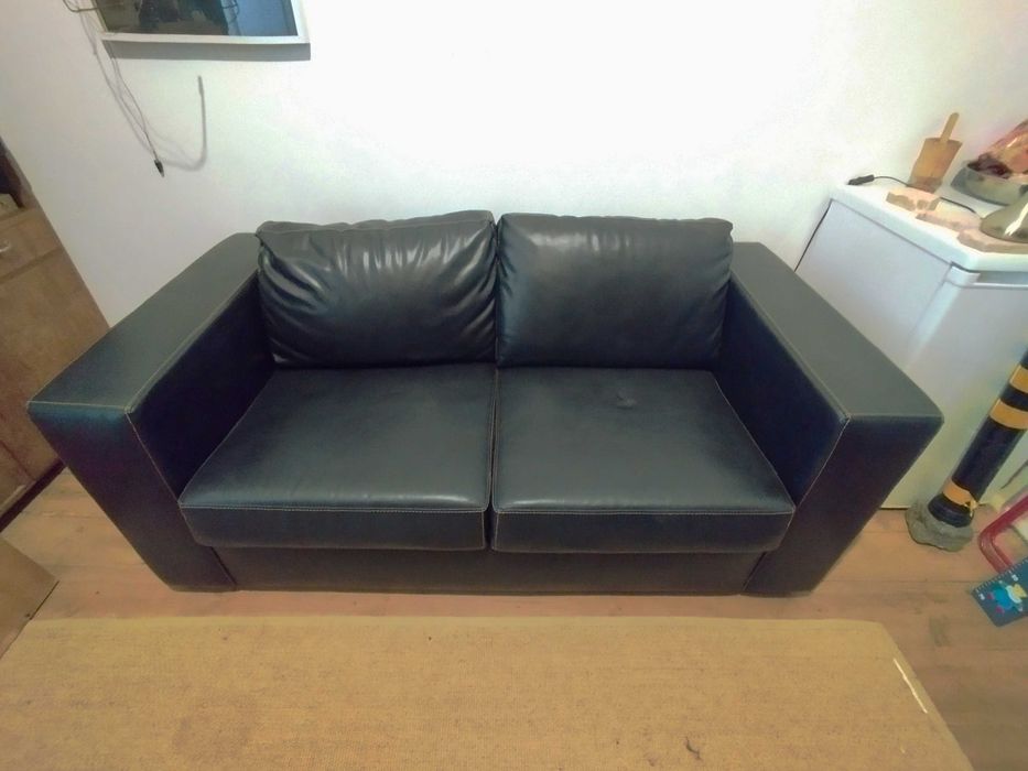 Sofá preto como novo