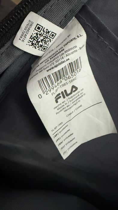 Mochila FILA – Excelente estado