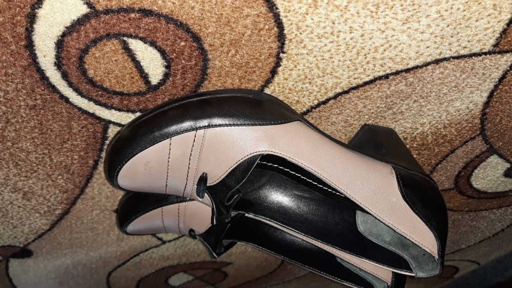 Туфли кожаные